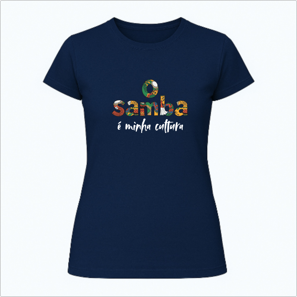 Blusa Baby Look O Samba