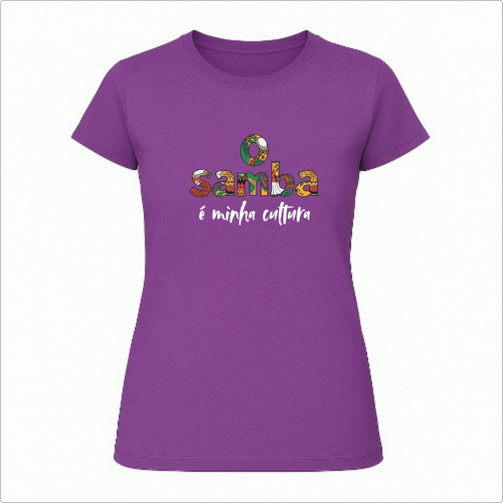 Blusa Baby Look O Samba