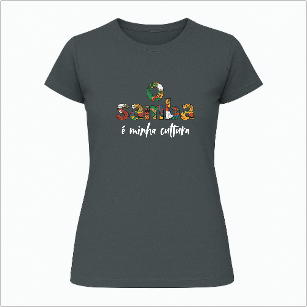 Blusa Baby Look O Samba